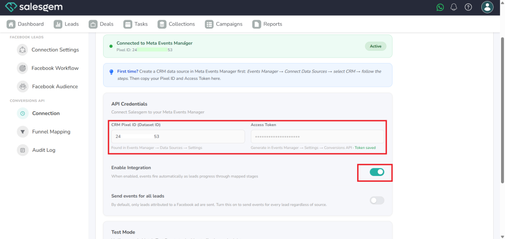 How to connect the Meta Conversions API to a CRM
