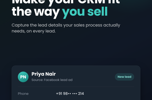 CRM custom fields