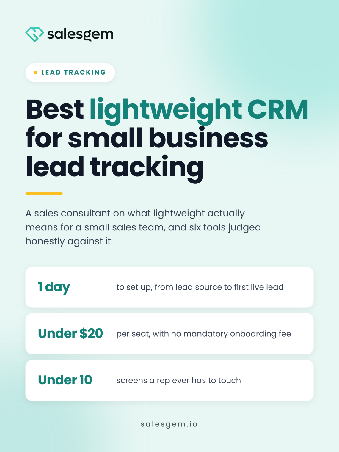 Sales manager reviewing a lightweight CRM for small business lead tracking pipeline