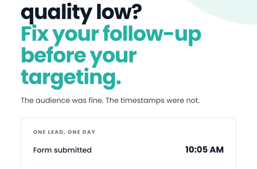 facebook lead quality