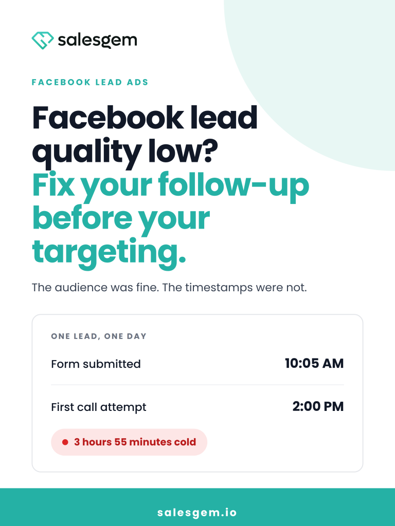 facebook lead quality