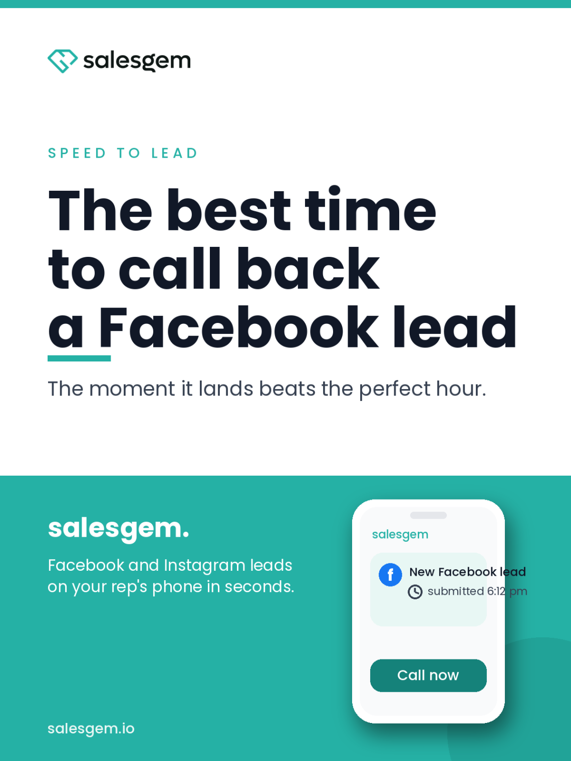 best time to call back a Facebook lead