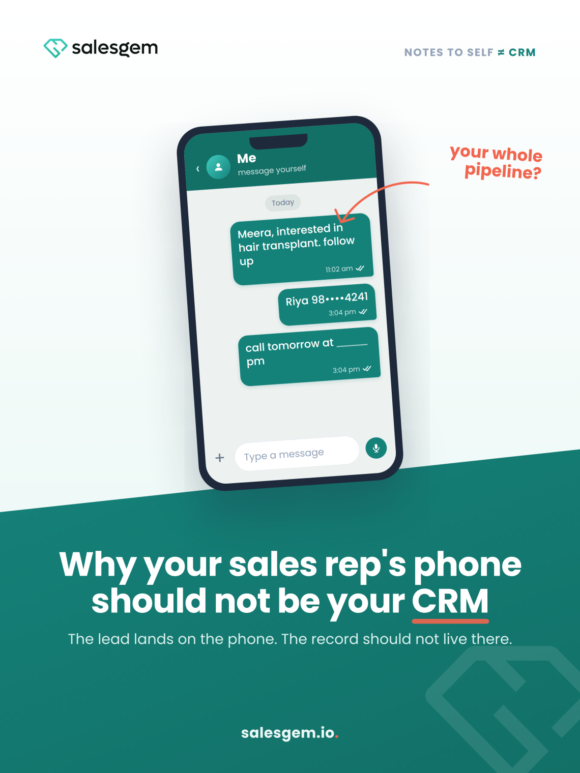 phone as a CRM