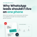 WhatsApp lead management