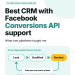 Best CRM with Facebook Conversions API support, Salesgem