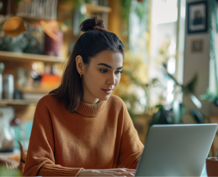 Woman working
